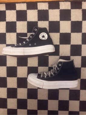 Converse Chuck Taylor All Star Platform High Tops - Black/White